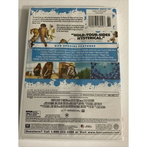 Ice Age: The Meltdown (DVD) BRAND NEW Sealed 2006 - Picture 2 of 5